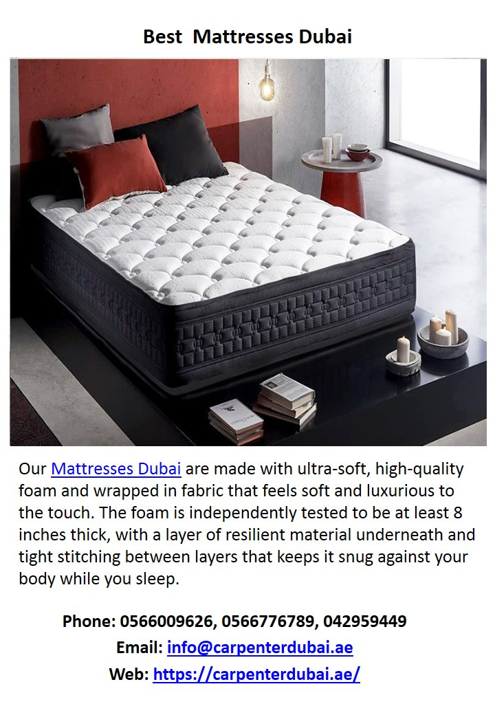 Best Mattresses In Dubai by Johny on Dribbble