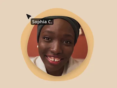 Speaking Indicator after effects avatar call cursor design system figma indicator meeting prisma product design protopie prototype speaking ui ux video