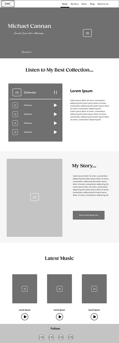 Basic Wireframing for Homepage homepage uiux website design website wireframing wireframe