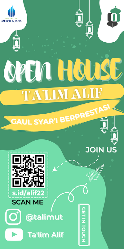 Open House - Banner banner graphic design islamic open house