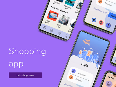 shopping app design