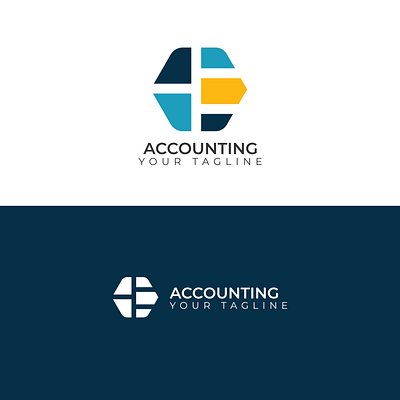 Accounting Logo 3d abstract animation art background banner blue branding card design graphic design illustration logo motion graphics ui