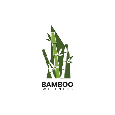 Bamboo Logo 3d abstract animation background banner blue branding card design graphic design illustration logo motion graphics ui