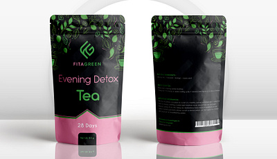 Tea Pouch Packaging Design adobe illustrator banner bottle label box design branding coffee pouch corporate design flyer graphic design label logo mylar package packaging design packet plastic pouch pouch product label stand pouch