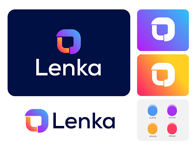 Lenka modern abstract logo identity ai logo brand identity branding business company creative graphic design identity design illustration logo logo designer modern logo popular logo print professional logo recent logo simple logo smart logo startup logo vector