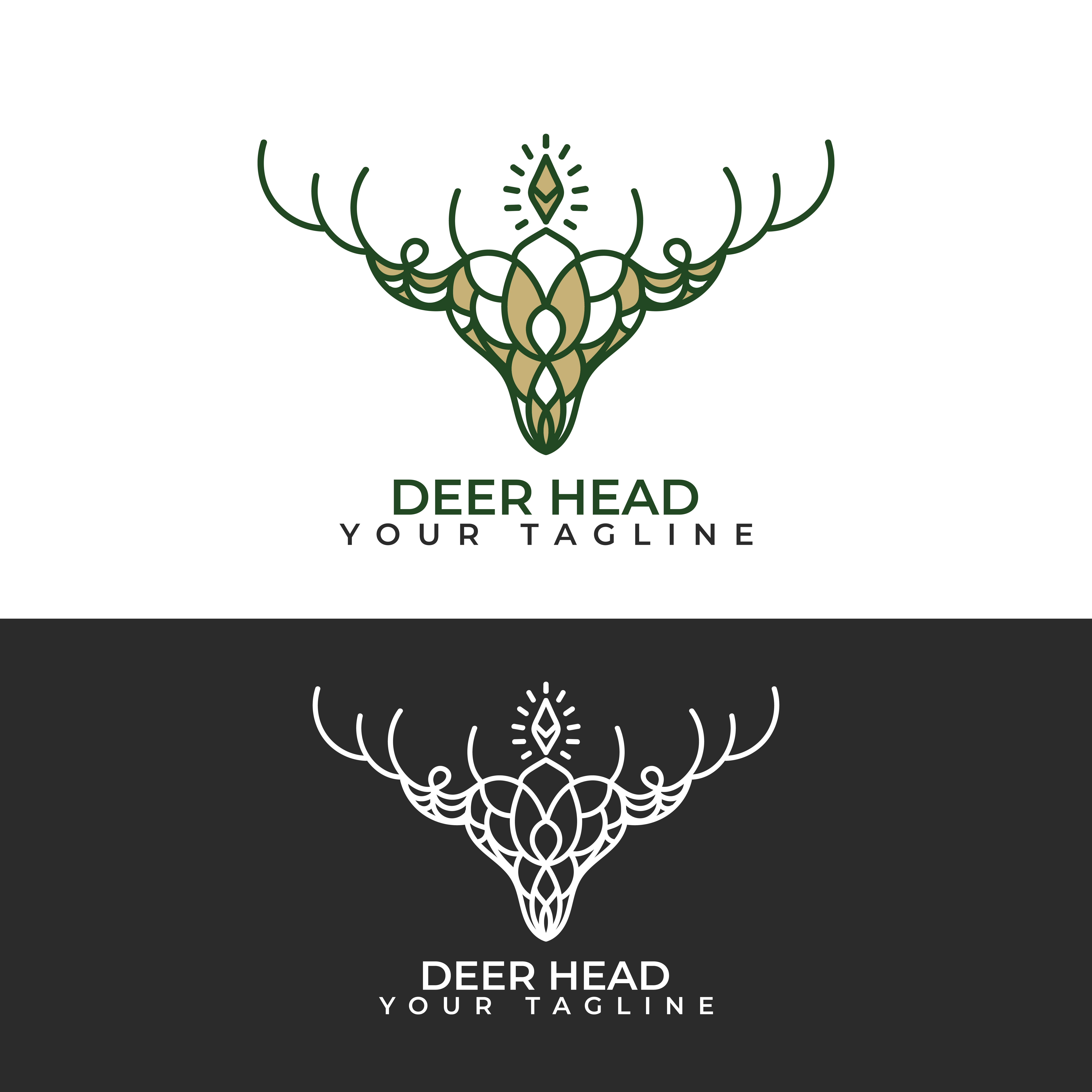 Deer Head Logo By Andi On Dribbble   Original B3af3d4eae983fed3d50885c7db7666a 