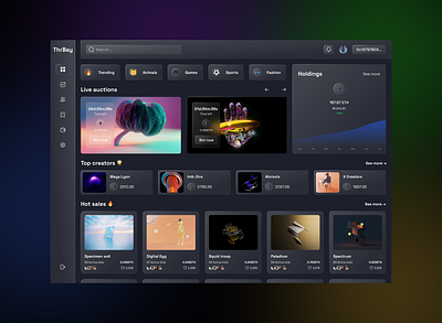 NFT marketplace dashboard UI dashboard figma nft ui uiux web3