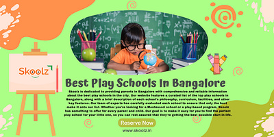 Discover the Best Play Schools in Bangalore for Your Child's