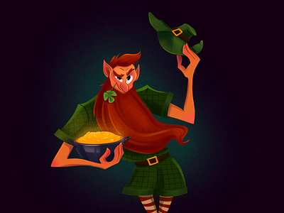 Happy St. Patrick's Day 🍀 design digitalart graphic design illustration vector