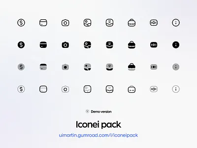 Iconei pack - Demo version | Icon set app icons design flat icons freebie icon icon illustration icondesign iconei iconography iconpack icons iconset stoke icons vector icon web icons