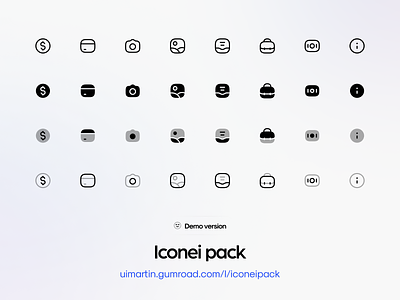 Iconei pack - Demo version | Icon set app icons design flat icons freebie icon icon illustration icondesign iconei iconography iconpack icons iconset stoke icons vector icon web icons