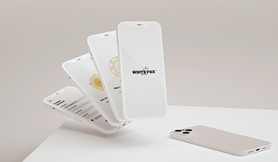 Whitefox Onboarding branding design elegant minimal premium ui ux