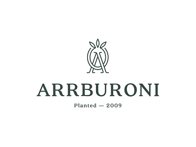 Arrburoni Olive Oil arrburoni extra food icon leaf logo mark monogram oil olive symbol virgin