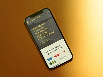 Skypartners website graphic design layout ui ux web website