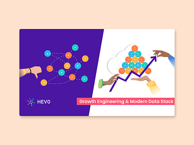 Growth Engineering & Modern Data Stack blog covers design graphic design illustration