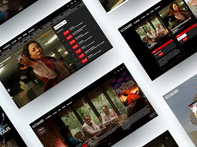 galeries.be I arthouse cinema website javascript mysql php ui ux web design wordpress