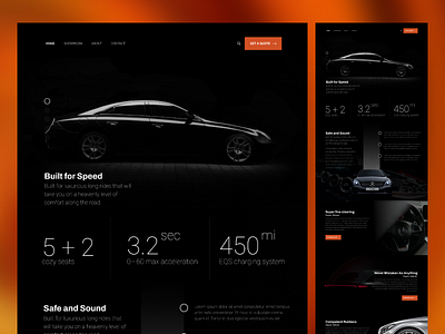 Luxury Car Website Design