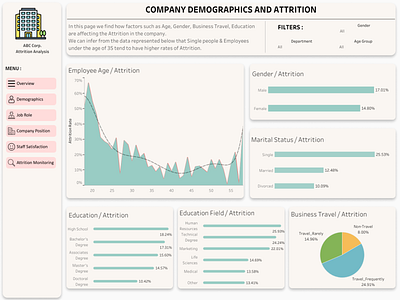 HR Analytics Dashboard analytics business dashboard data datavisualization design visualization