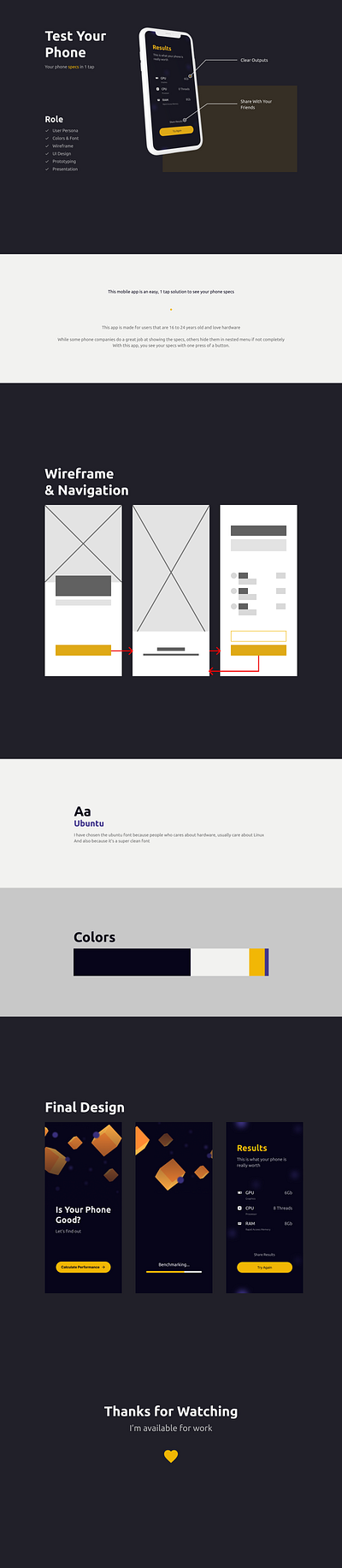 Phone Hardware Mobile App Design app benchmark design figma hardware mobile performance ui ux