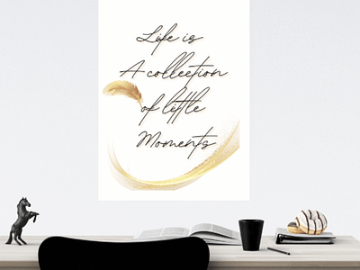 Life Little Moments Collection Printable Wall Art affirmation quote design graphic design illustration makeup moments poster printable quote wall art