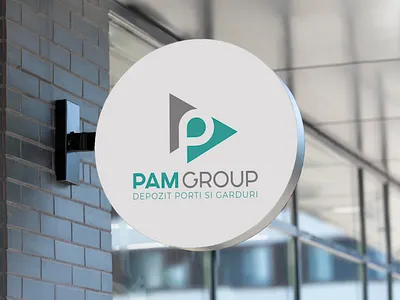 PAM GROUP LOGO app branding design graphic design illustration logo typography ui ux vector