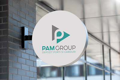 PAM GROUP LOGO app branding design graphic design illustration logo typography ui ux vector