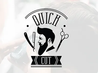 QUICK CUT LOGO branding design graphic design illustration logo vector