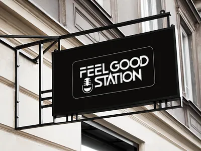 Feel Good Atation Radio LOGO branding design graphic design illustration logo typography vector