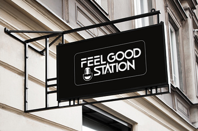 Feel Good Atation Radio LOGO branding design graphic design illustration logo typography vector