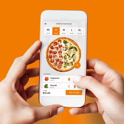 Pizza ordering app app branding delivery app design interaction design motion graphics pizza pizza app style guide typography ui ux visual design