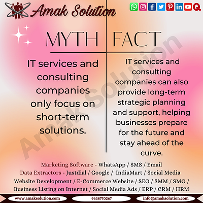MYTH OR FACT branding business design digital marketing graphic design logo marketing seo smm