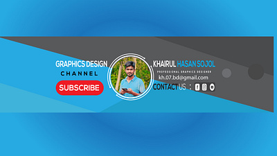youtube cover branding design graphic design illustration logo logo design logos vector youtube