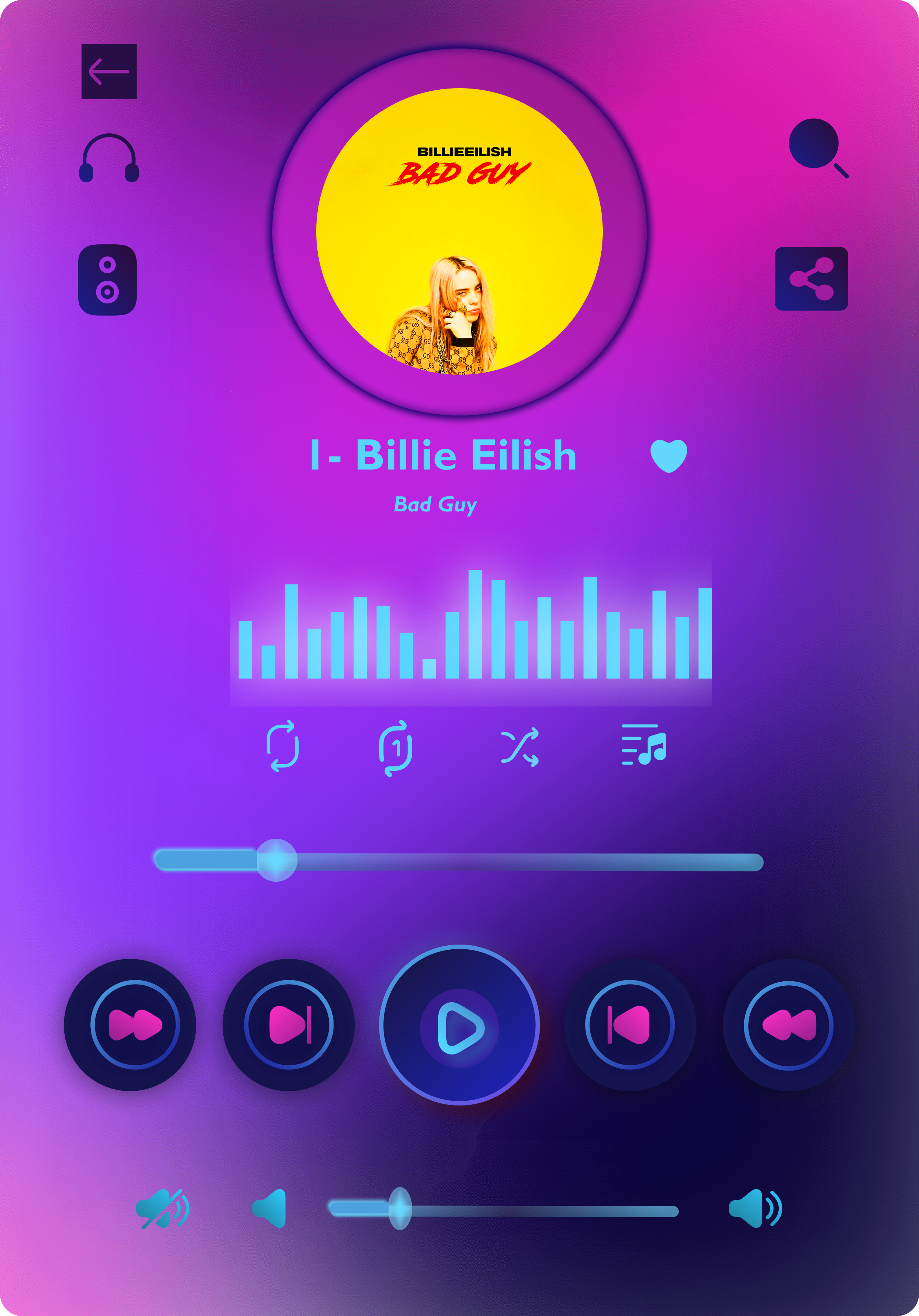 Music Player UI music player ui ux