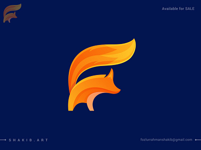 Modern Fox Logo with letter F 3d a b c d e f g h i j k l m animal animal love branding clean colourful logo ecommerce f logo fox logo gradient letter logo logo design modern fox modern logo n o p q r s t u v w x y z pet vector web3