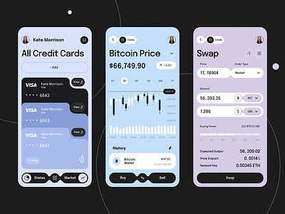 Finance service - Mobile app app app design bank banking banking app finance finance app fintech mobile app mobile app design mobile design mobile ui