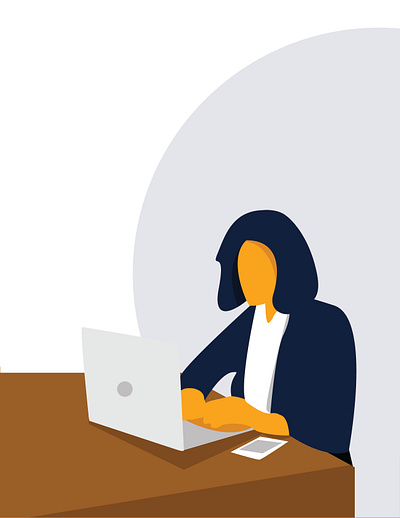 Business Women Flat illustrations Design illustrations