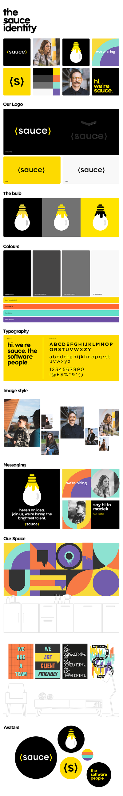 The sauce identity design grid illustration layout logo minimal poster type ui website