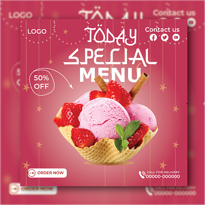Ramadan Food Post @socialmedia ads businesstravel graphic design illustration instagram logo ramadan