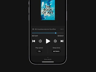 B—W 03 app apple audiobooks clean clear concept listen minimal product read ui ux