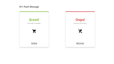 011 Flash Message 011 011flashmessage adobe xd app design daily ui dailyui dailyui011 design flash flashmessage graphic design message ui