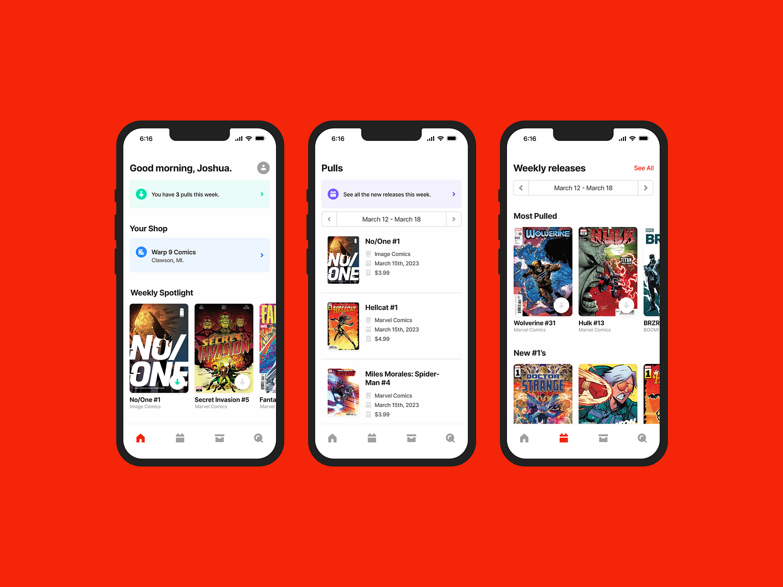 Comic App pt.2 by Joshua Louis on Dribbble