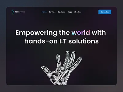 Agency Hero Section 3d agency animation branding corporate graphic design hero section high fidelity landing page logo motion graphics prototype ui ui inspiration user experience ux visual design web design web flow website