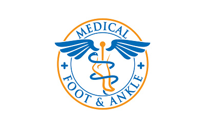 Foot and Ankle Health Medical Logo Design beauty clinic medical