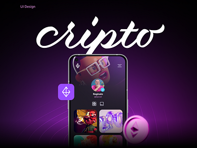 Cripto graphic design logo ui