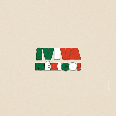 ¡VIVA MÉXICO! animation 2d animation after effects gif animation kinetic typography mexico