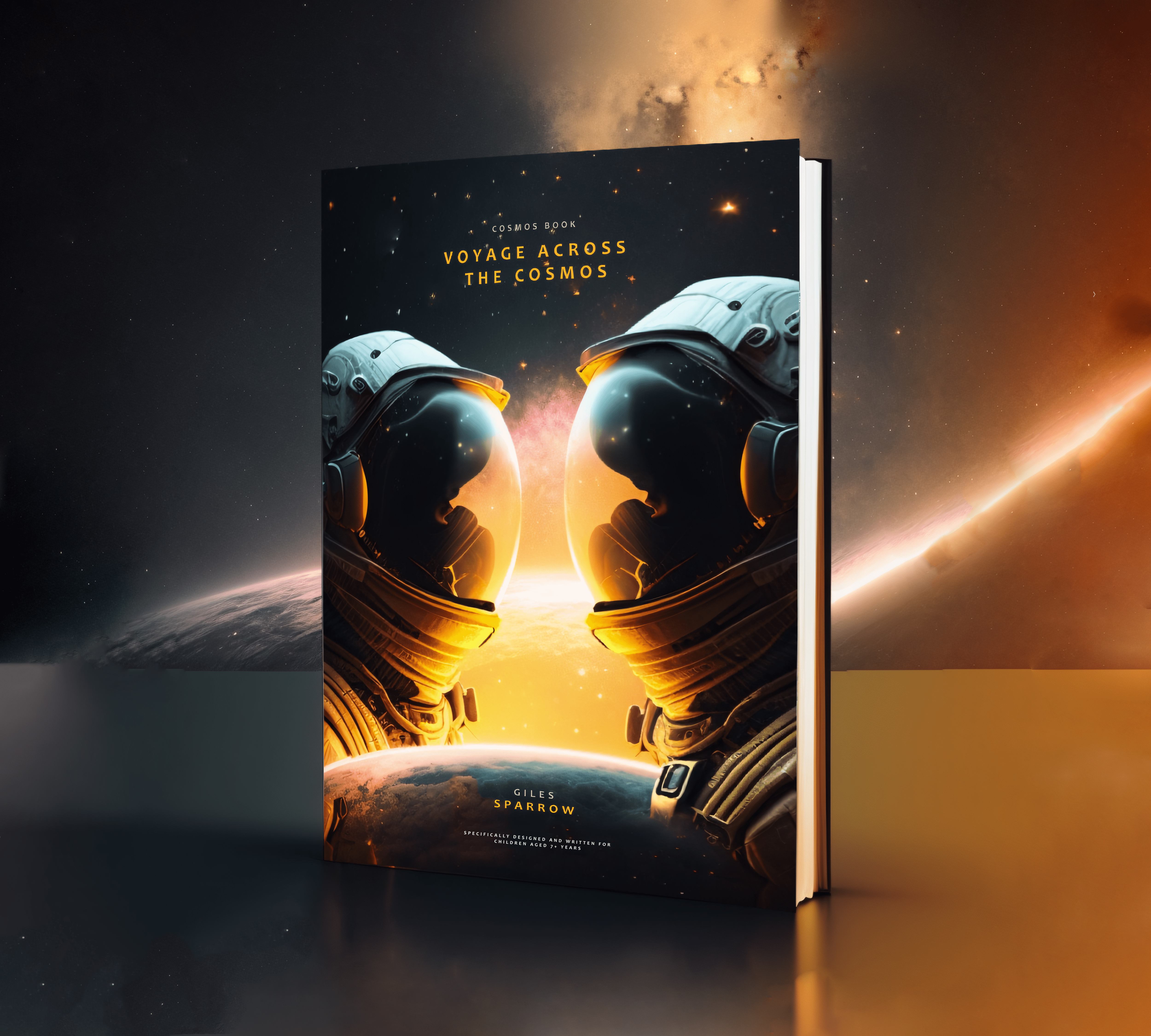 Cosmos book cover book books cosmos cover design font illustration photoshop space style typography