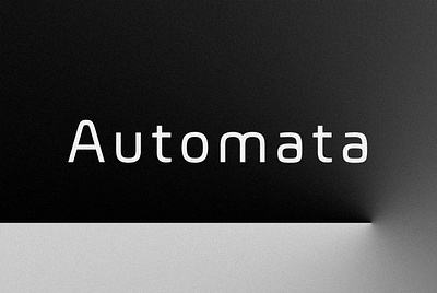 Automata branding display font futuristic graphic design logo design modern design sans serif typeface typography