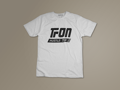 TRON HUSTLE - A Futuristic T-Shirt Design design.