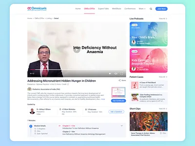 Medical Learning Platform 2019 design trend 2023 colourful dashboard design doctors medical minimal modern ui ui ux visualdesign web design website