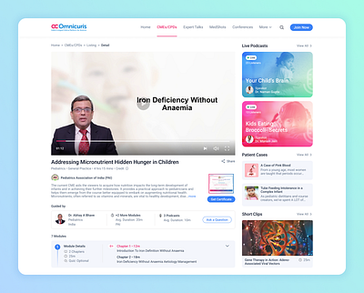 Medical Learning Platform 2019 design trend 2023 colourful dashboard design doctors medical minimal modern ui ui ux visualdesign web design website